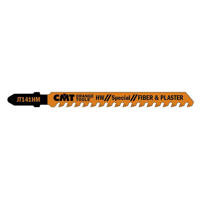 CMT JT141HM-3 Carbide Tipped Jig Saw Blades for Plasterboard and Fiber Cement, T-shank (3 Pack)