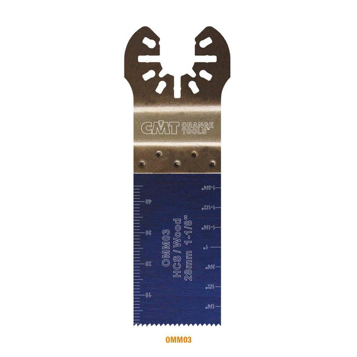 CMT OMM03-X1 Plunge & Flush-Cut Blade For Wood Quick Release Oscillator Multicutter,