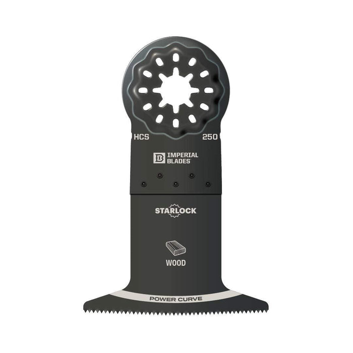 Imperial Blades - Starlock 2-1/2" Standard Power Curve Wood Blade, 1PC IBSL250-1