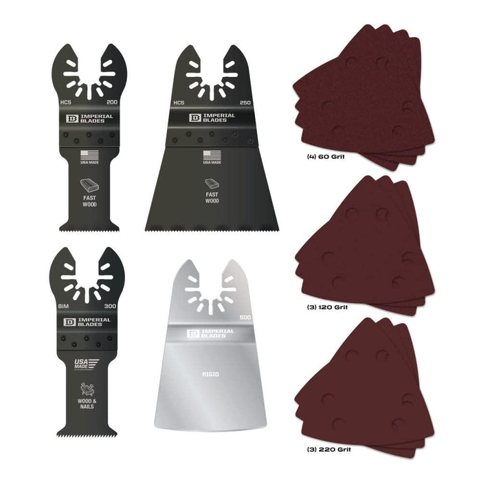 Imperial Blades IBOAV-14 14 Pc. One Fit Starter Kit Variety Pack