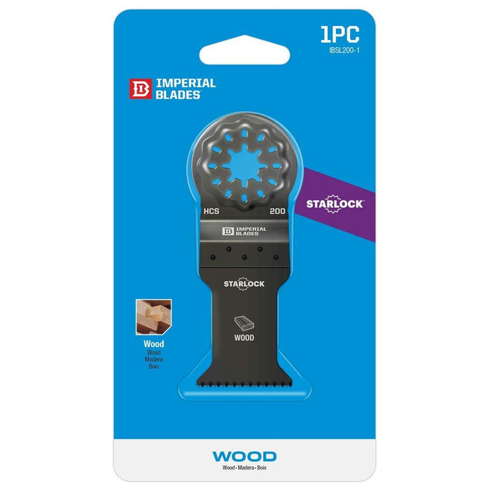 Imperial Blades IBSL200-1 Starlock 1-3/8" Standard Wood Blade, 1PC