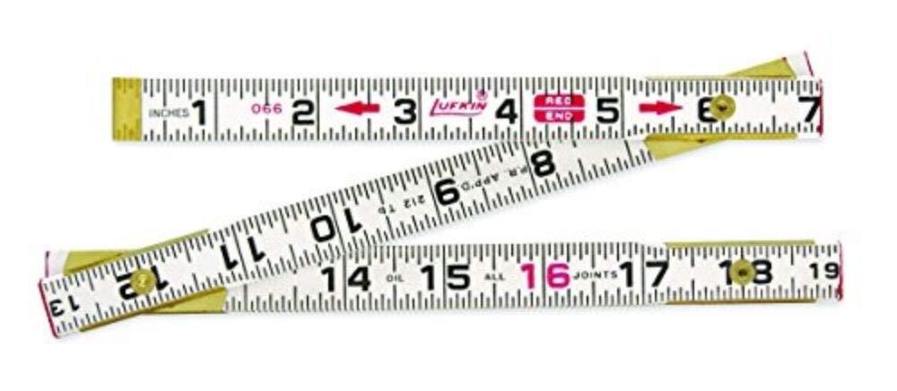 Lufkin T066N 6' x 5/8" Wood Rule Red End®