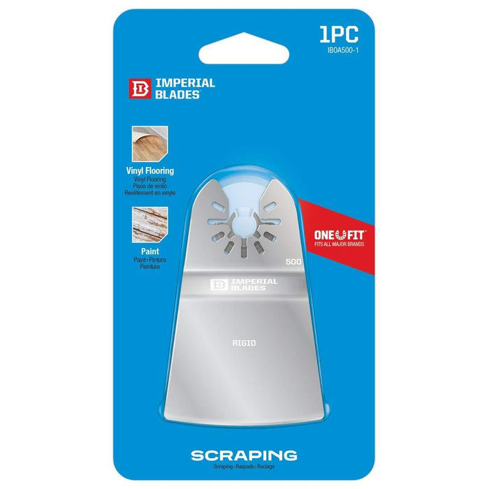 Imperial Blades One Fit 2-1/4" Hard Material Rigid Scraper, 1PC, Multi
