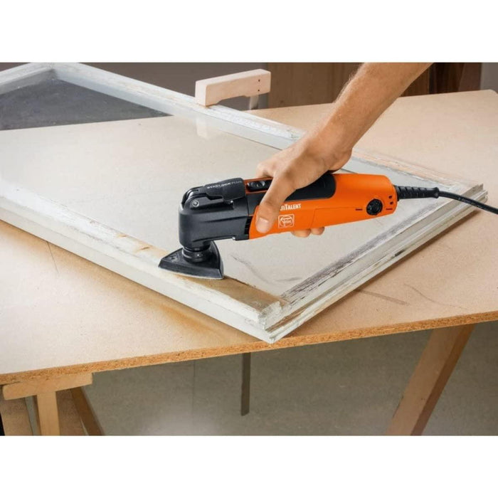 Fein Multimaster Non-Vacuum Sanding Sheet with Hook & Loop Attachment - Unperforated, 60 Grit, 5-Pack - 63717082049