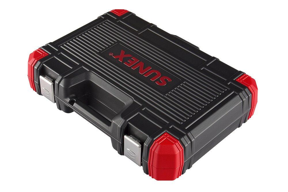Sunex 3879 1/4" & 1/2" Drive Master Chrome Socket Set, SAE/Metric, 6 Pt., 8 Pt., 12 Pt., 5/32" – 3/4", 4mm – 19mm, 79Piece