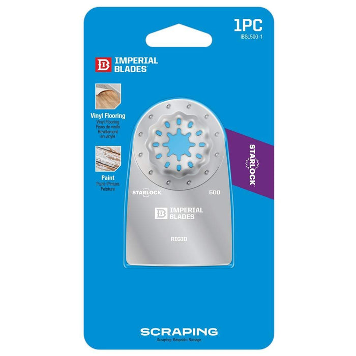 Imperial Blades IBSL500-1 Starlock 2" Hard Material Rigid Scraper, 1PC
