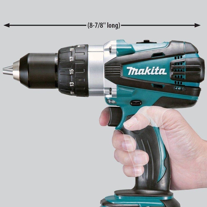 Makita XPH03Z 18V LXT Lithium-Ion Cordless 1/2" Hammer Driver-Drill, "Factory Refurbished" - Refurbished FULL 1 YEAR WARRANTY