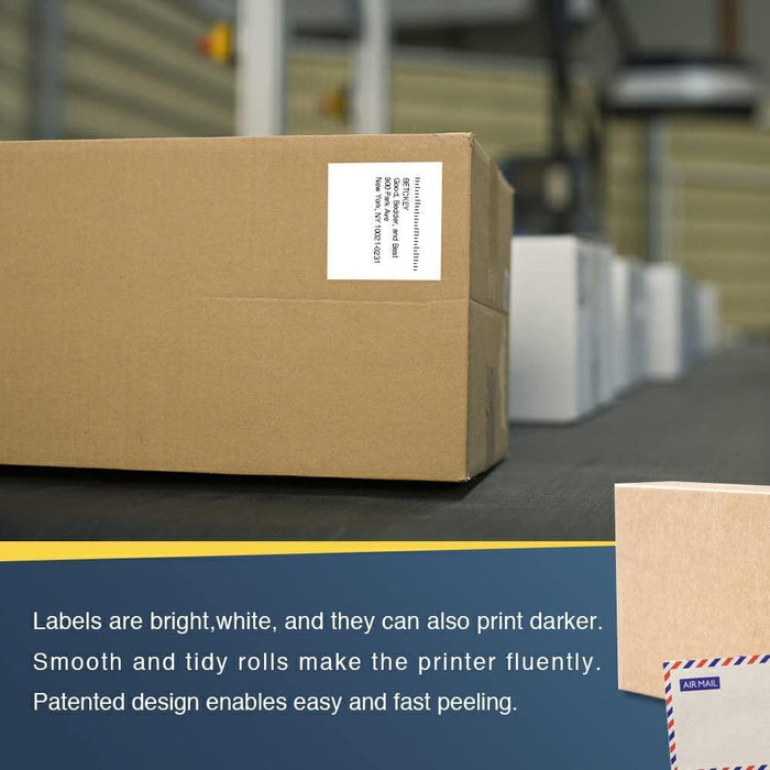 10 Rolls Brother compatible DK-2205 Continuous Paper Label Roll, Cut-to-Length Label, 2.4” x 100 Feet,  for Use with All QL Label Printers (BND01657)