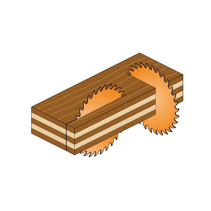 CMT 219.090.12 Industrial Sliding Compound Miter & Radial Saw Blade, 12-Inch x 90 Teeth 4/30° ATB+1TCG Grind with 1-Inch Bore, PTFE Coating
