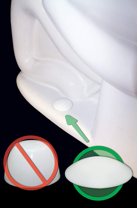 Plumb Pak K835-171 Toilet Bolts and Caps, White