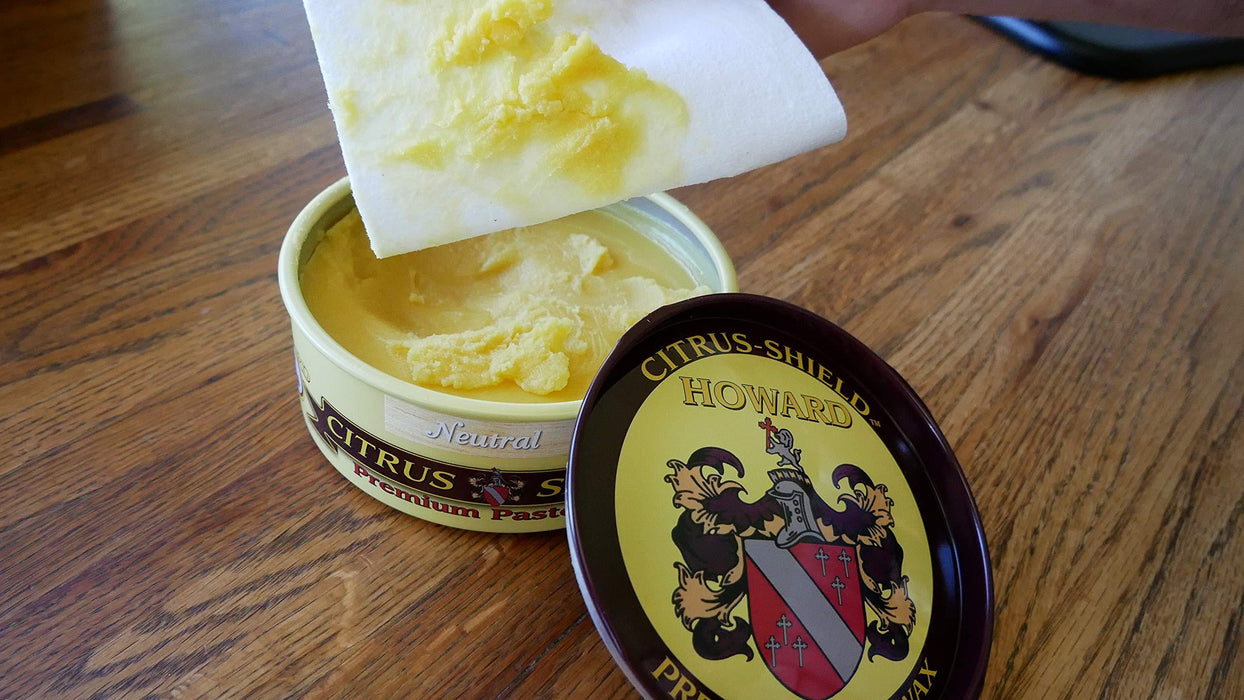 Howard CS0014 Citrus Shield Paste Wax, 11-Ounces Neutral