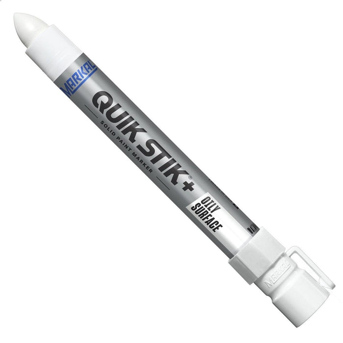 028880 Markal LACO Quik Stik Oily Paint Marker, White