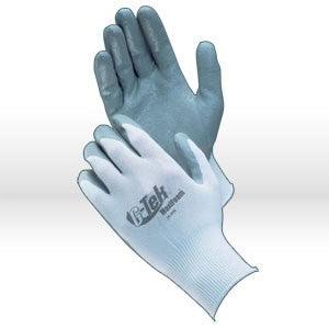 34-800/S PIP G-Tek Nitrile Gloves,Maxifoam Premium Gray Foam Nitrile,Small,White Liner