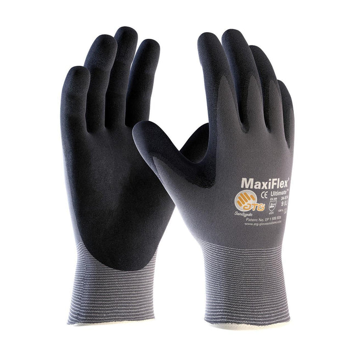 34-874/S PIP G-Tek Maxiflex Nitrile GlovesSmall,Black Coated