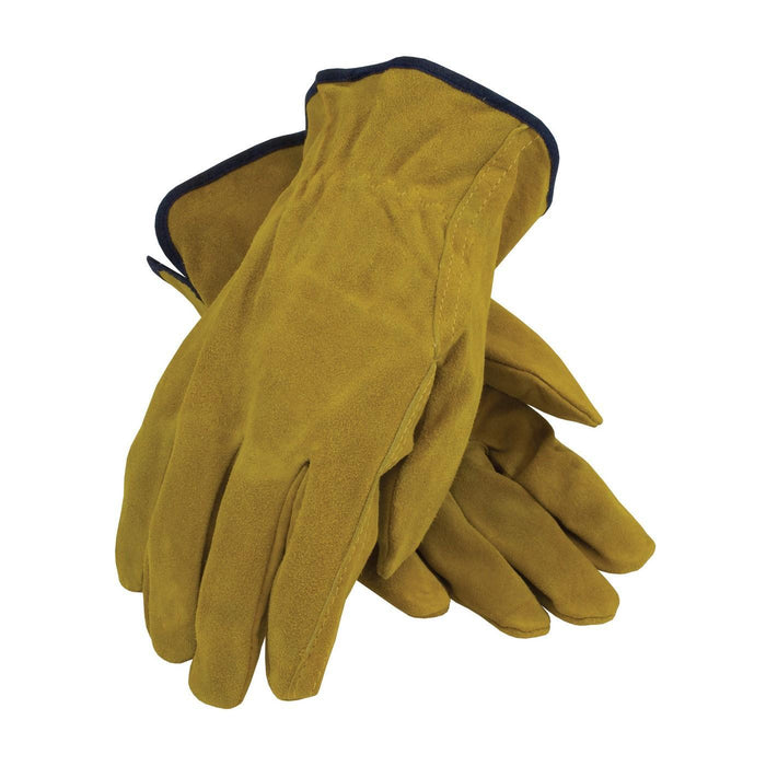 69-138/L PIP Split Cowhide Drivers,Golden Brown Color,Straight Thumb,L