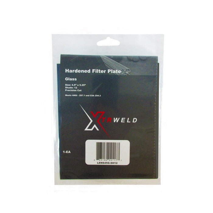 LENS45GSH12 XTRweld Lens, Filter Plate, Shade 12, Glass