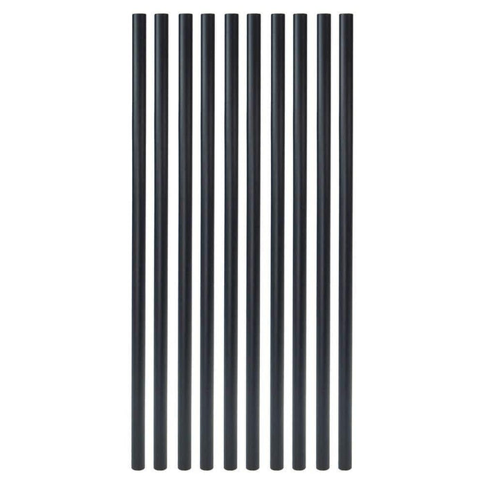 Fortress Railing Products 26 in. x 3/4 in. Black Sand Steel Round Deck Railing Baluster (10-Pack)